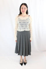 ESWN Studio - Pleated Midi Skirt