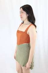 Tiger Mist - Cropped Corset Top