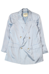 L'Agence - Striped Satin Blazer