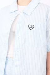 Naz - Oversized Pinstripe Shirt