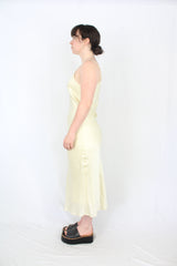 Laing - Yellow Silk Slip Dress