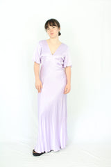 Blak Luxe - Lilac Satin Dress