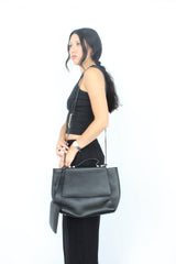 Karen Walker - Black Leather Crossbody Bag