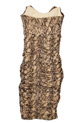 Michael Costello x Revolve - Snake Print Mesh Dress