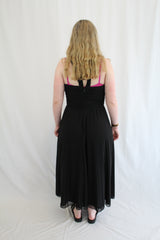 Ruby - Velvet Polka Dot Maxi