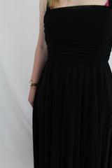 Ruby - Velvet Polka Dot Maxi