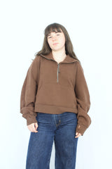 Lululemon - Brown Scuba Sweatshirt