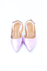 ASOS Design - Metallic Slingback Heels