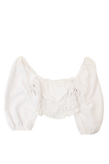 Charlie Holiday - Linen Crop Top