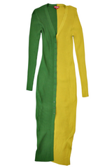 Staud - Colour Block Rib Knit Dress