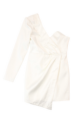 NBD - Satin One Shoulder Mini Dress