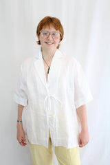 Dissh - Linen Bow Top