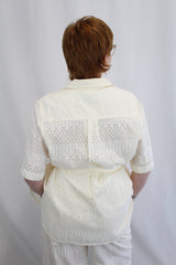 Jets - Broderie Short Sleeve Shirt NWT