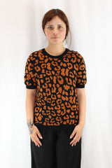 Kate Sylvester - Leopard Knit Top