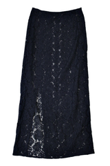 Wynn Hamlyn - Navy Lace Midi Skirt