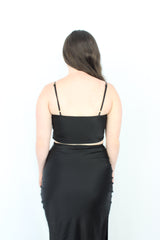 Liam - Satin Cropped Cami