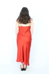 Storm - Satin Drawstring Dress