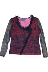 David Pond - Lace Long Sleeve Top