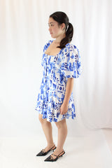 Caroline Constas - Garden Tiles Mini Dress