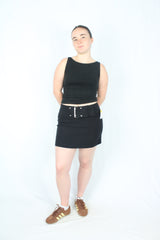 Love Token - Buckle Belt Skirt
