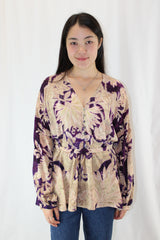 Roberto Cavalli - Patterned Silk Blouse