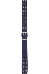 Ganni - Denim Eyelet Belt