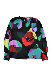 Kate Spade - Bold Print Satin Top