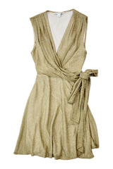Diane von Furstenberg - Gold Wrap Dress