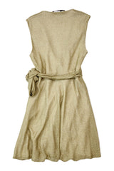 Diane von Furstenberg - Gold Wrap Dress