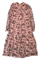 Second Female - Tiered Chiffon Midi Dress