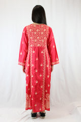 Muzungu Sisters - Embroidered Silk Kurta Dress