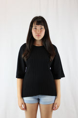 Veronika Maine - Ribbed Knit Tee