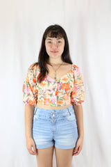 Billabong - Floral Crop Top