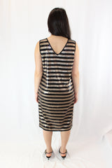 Sylvester - Sequin Striped Midi Dress
