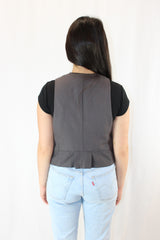 Ink - Cropped Waistcoat