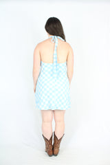 Ruby - Gingham Halter Dress
