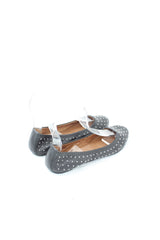 Country Road - Silver Stud Ballet Flats