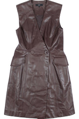 Saba - Faux Leather Midi Dress