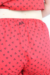 Damson Madder - Cherry Tie Shorts