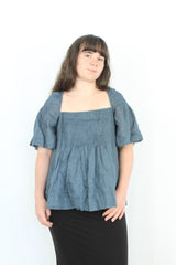 Marle - Gathered Pleat Top