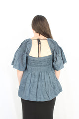 Marle - Gathered Pleat Top