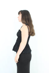 Among The Brave - Shirred Tie Top