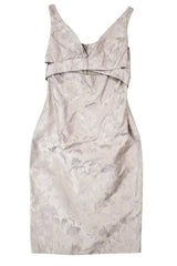 Alexander McQueen - 100% Silk Jacquard Dress
