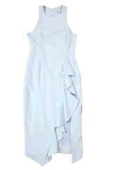 Shona Joy - Blue Frill Midi Dress