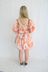 Pink Diamond - Watercolour Mini Dress