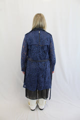 Denny Rose - Floral Laced Midi Coat