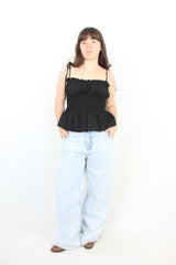 Honey Denim - Wide Leg Jeans