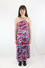 Zara - NWT Satin Chain Print Midi Dress