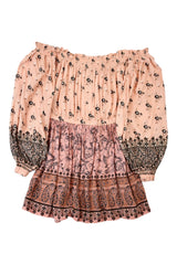 Spell - Off-Shoulder Boho Mini Dress