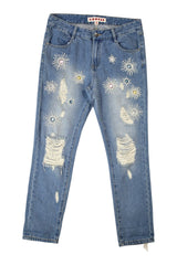 Cooper - Beaded Jeans